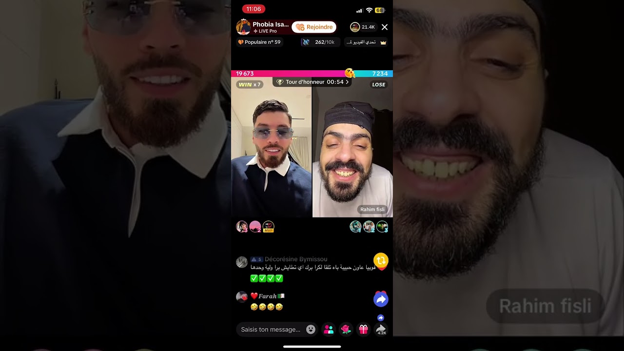 لايف فوبيا مع رحيم فيصلي يحكي على الخيانة الزوجية و كيفاش فاقلهم 💔