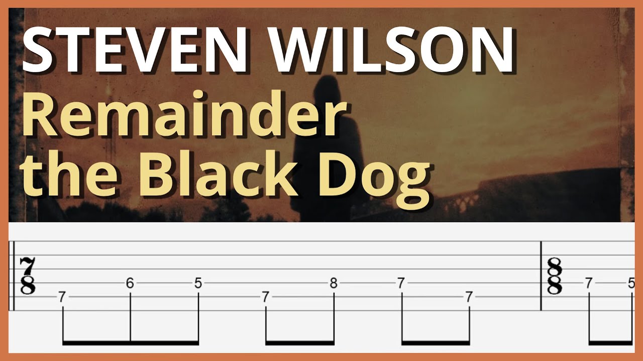 Remainder the Black Dog (Grace for Drowning) Guitar & Bass Tabs - Steven Wilson
