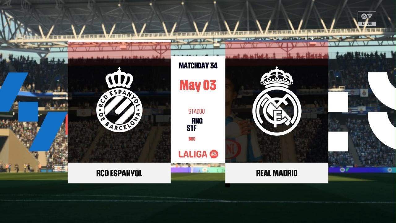  RCD Espanyol vs Real Madrid LALIGAEA SPORTS