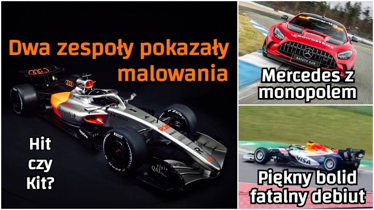 Haas i Audi pokazały barwy, RB z przygodą na torze. Aston już bez samochodu bezpieczeństwa. #F1
