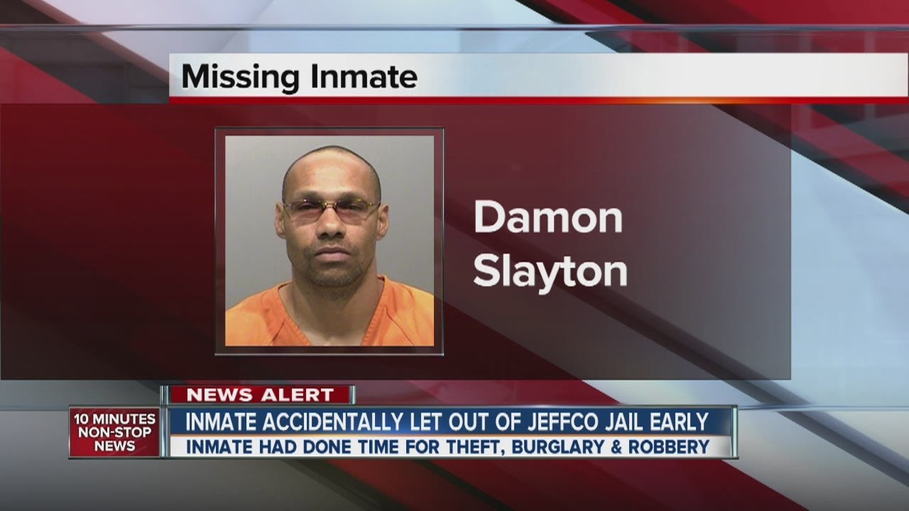 Inmate accidentally freed from Jefferson County Jail