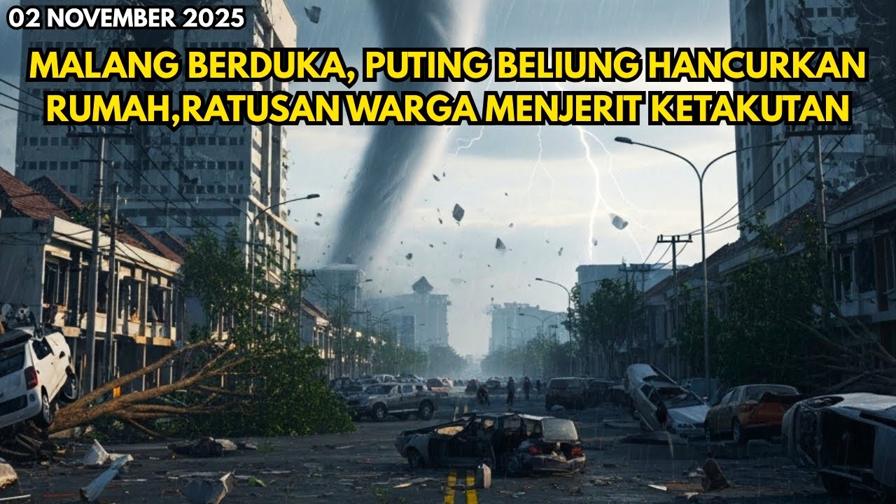 MALANG BERDUKA! ANGIN PUTING BELIUNG DATANG SECEPAT KILAT, RATUSAN WARGA KETAKUTAN!