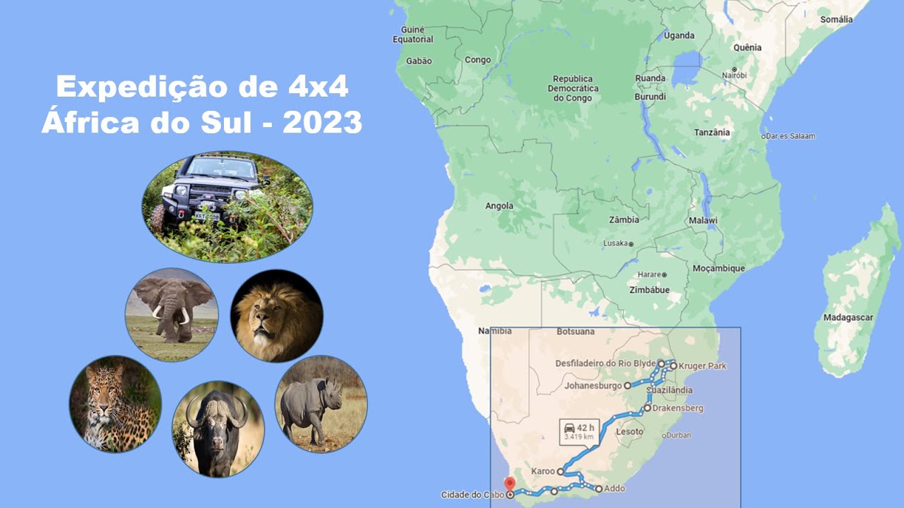 Expedição de 4x4 - África do Sul