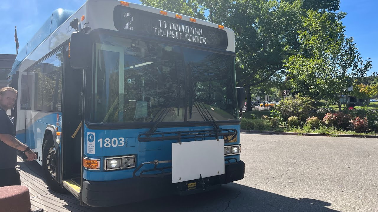 Cherriots route 2 Chemeketa community college to downtown TC full ride!