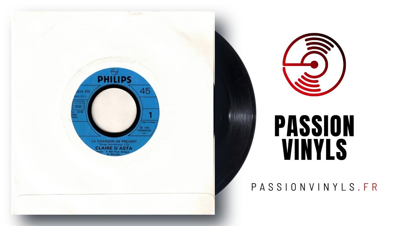 Claire D'asta - 1981 - La Chanson De Prévert - Toi Le Musicien - (Vinyl 45 Tours)