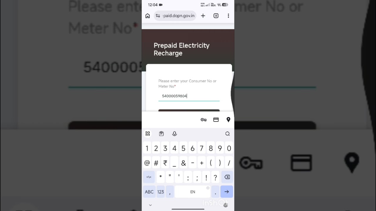 How to recharge electricity prepaid meter. #Nagaland