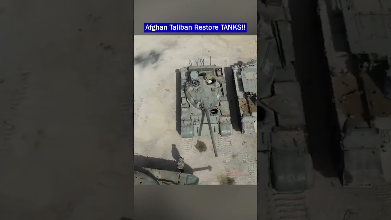 Afghan Army Restore Old Soviet Abandoned Tanks