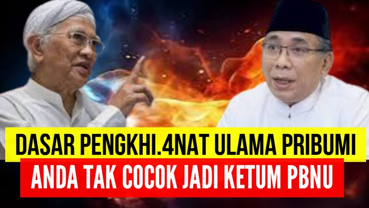 BEGINI PERINGATAN KERAS GUS MUS KEPADA GUS YAHYA YANG PRO HABIB BAALAWI
