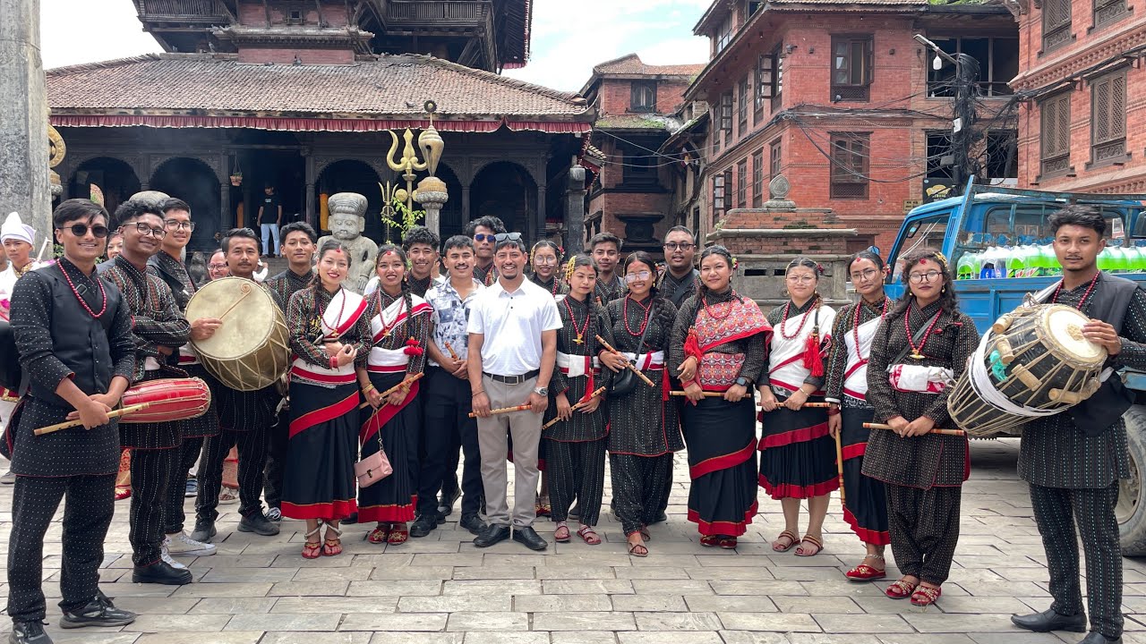 “Discovering Ancient Sounds in the Streets of Bhaktapur” Aarambha_vadyashala team