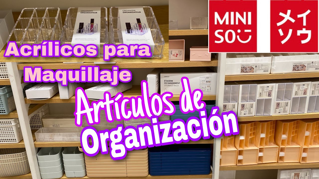 Recorrido por Miniso/Acrilicos Para Maquillaje y MÁS