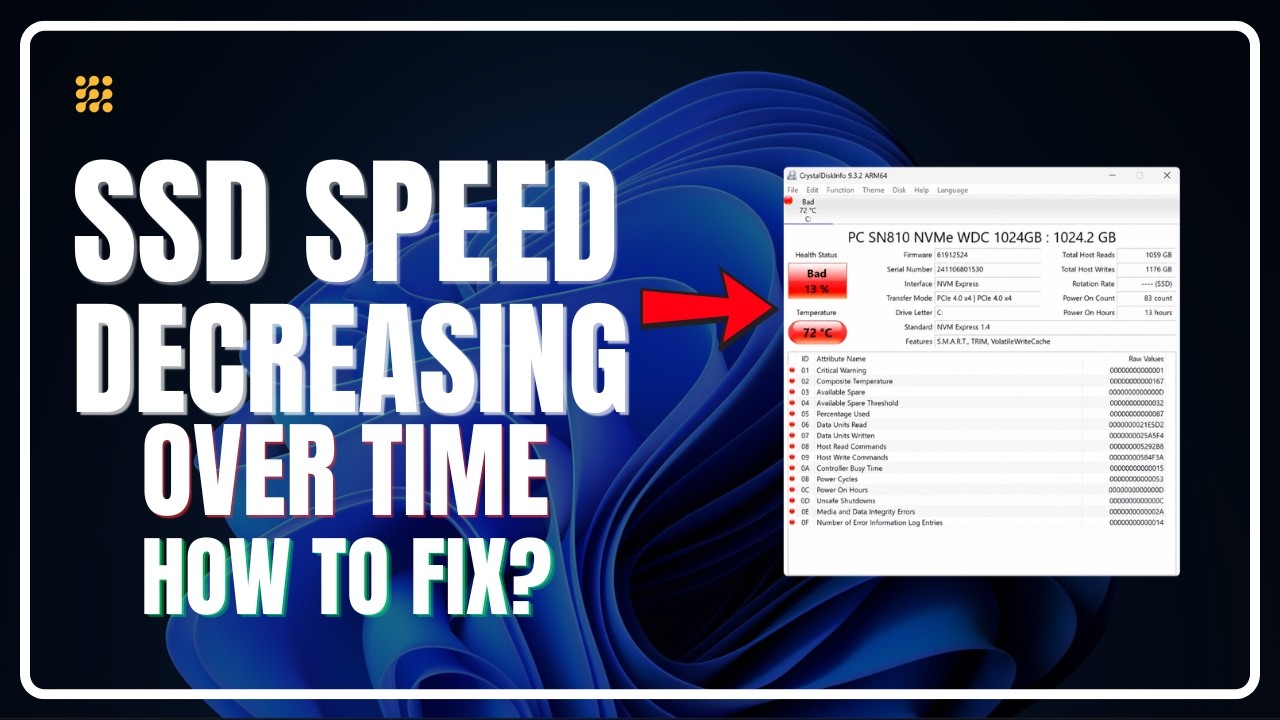 SSD Speed Decreasing Over Time - How To Fix?