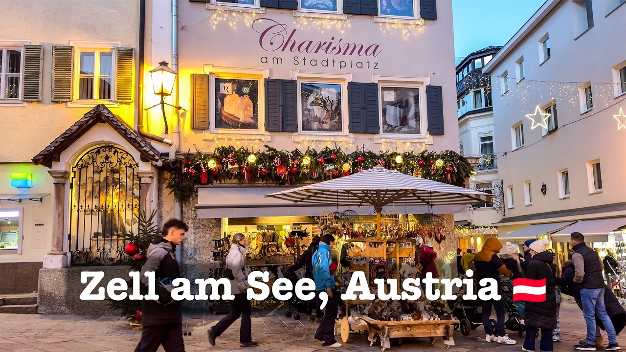 Zell am See during Christmas, Austria 🇦🇹
