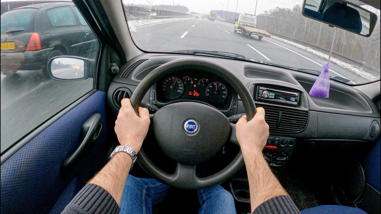 2004 Fiat Punto II (1.2 I 60 HP) | POV Test Drive #684 Joe Black