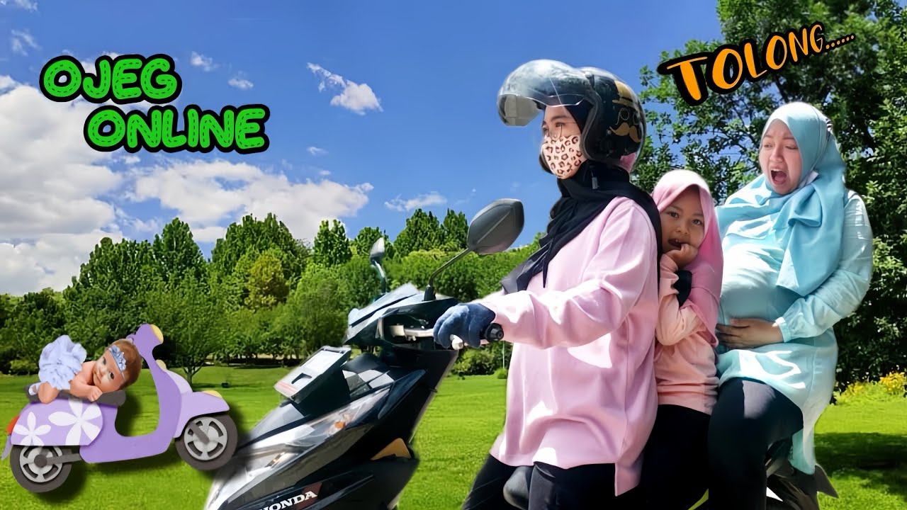 IBU HAMIL MAU MELAHIRKAN 💢 NAIK OJEG ONLINE