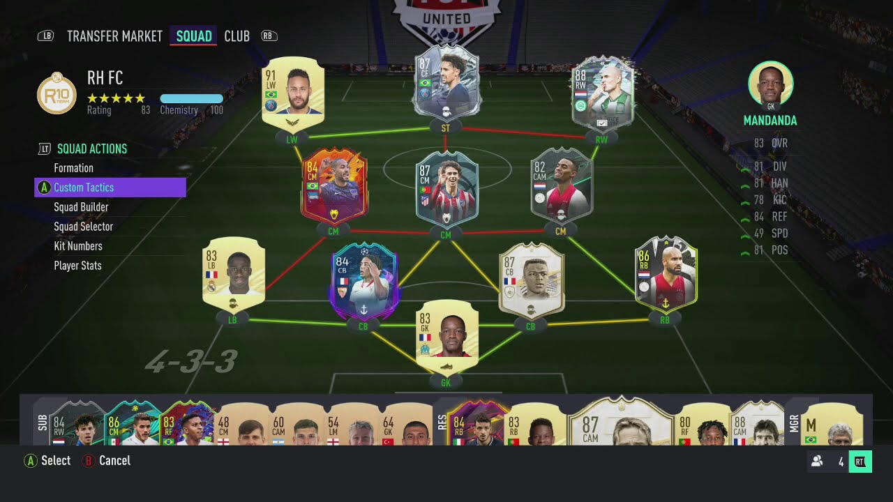 FIFA 21 BEST FORMATIONS 4222 & CUSTOM TACTICS WEEKEND LEAGUE DOMINANCE!