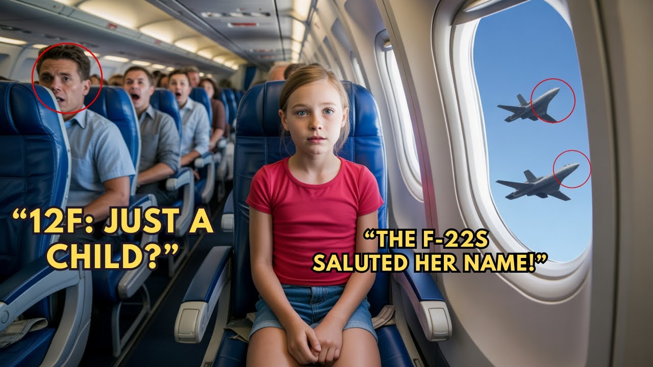 She Was Just a Kid in Seat 12F — Until Her Call Sign Made the F-22 Pilots Stand at Attention
