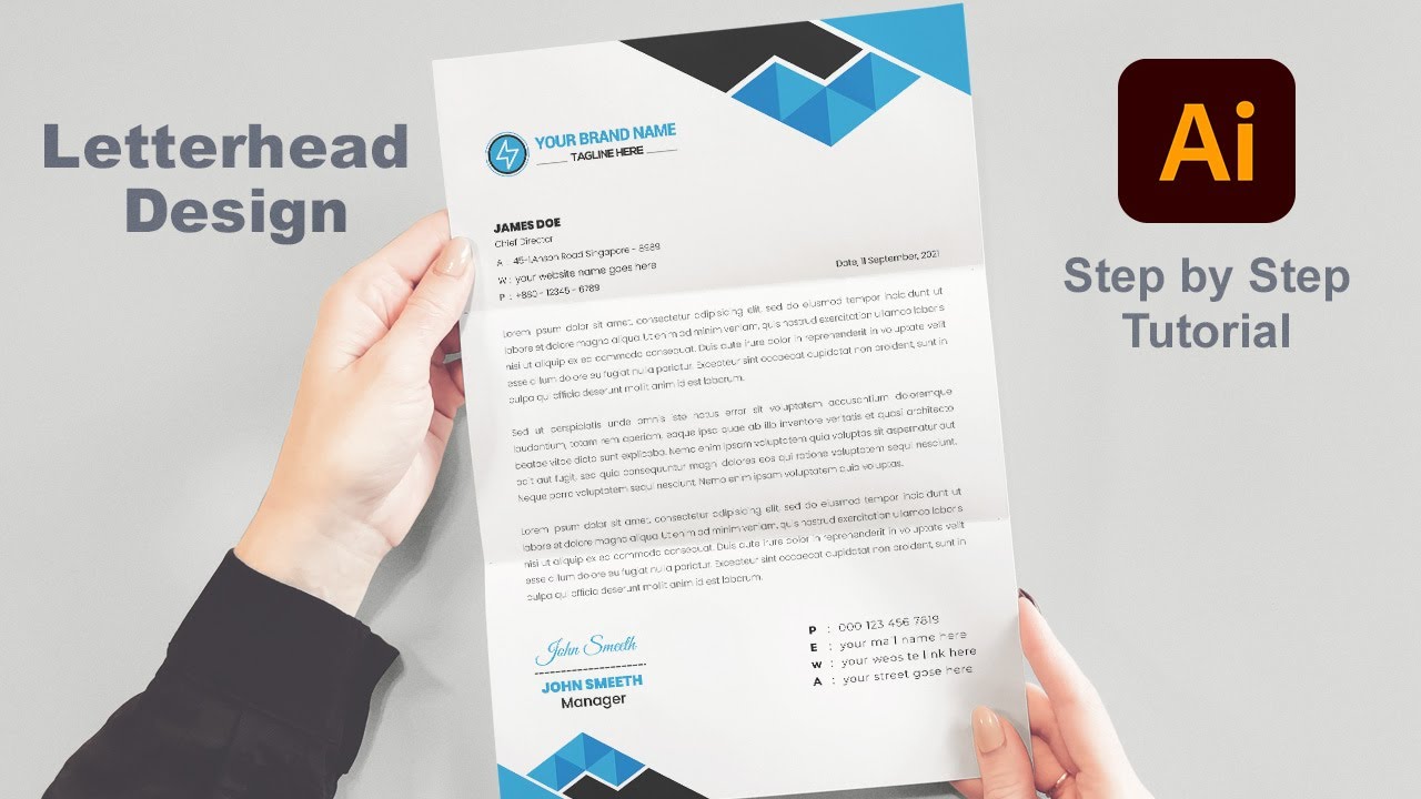 Letterhead Design in Adobe Illustrator