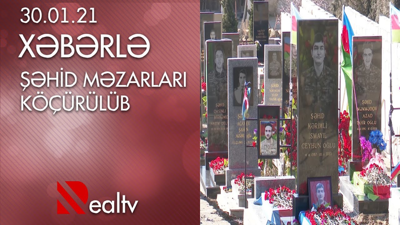 Şəhid məzarları köçürülüb