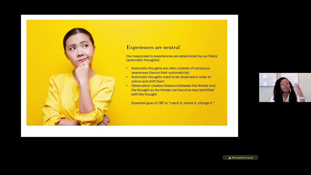 Foundational Aspects of CBT part 1