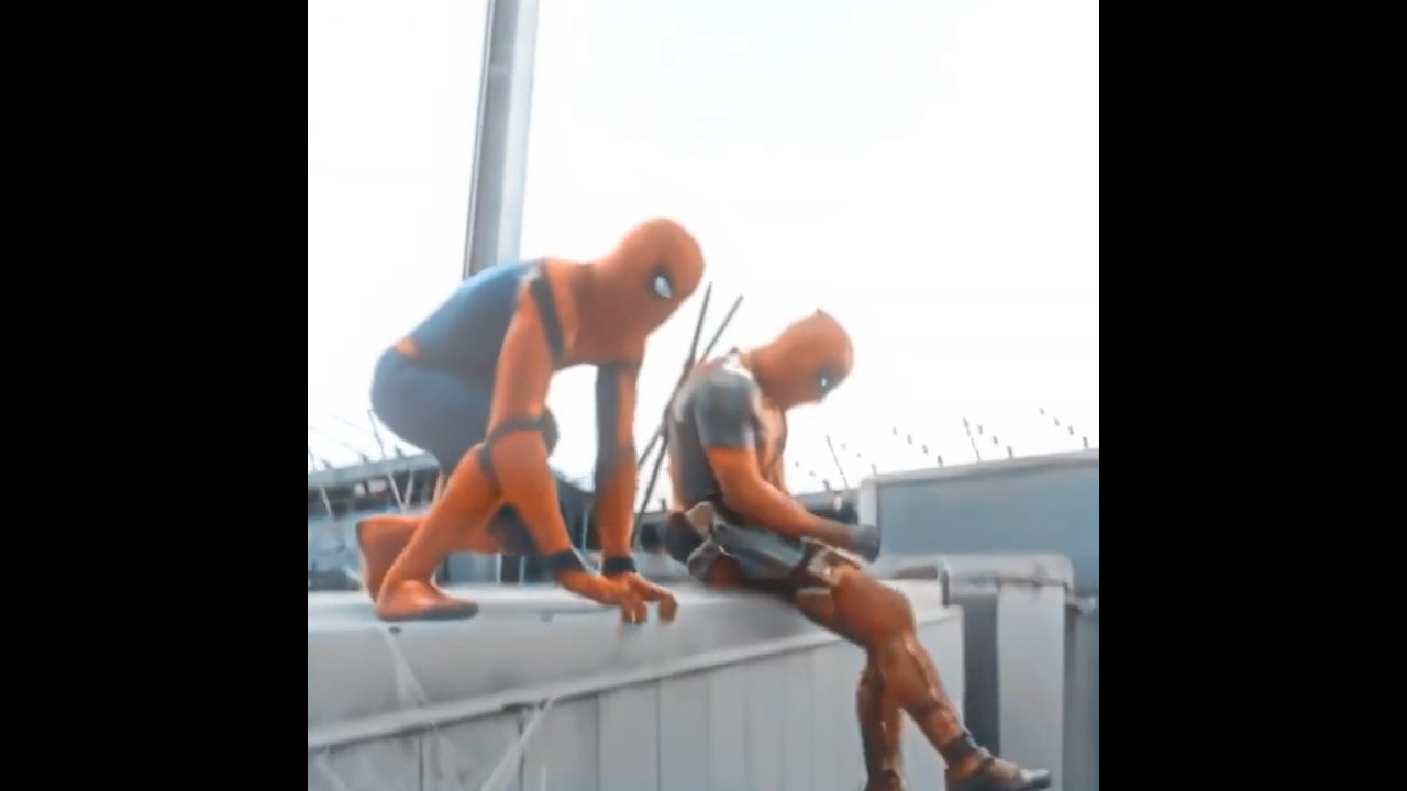 They recruited the right guy...💀🙏 - Deadpool x Marvel | Deadpool Meets Spiderman | VEM NO PIQUE