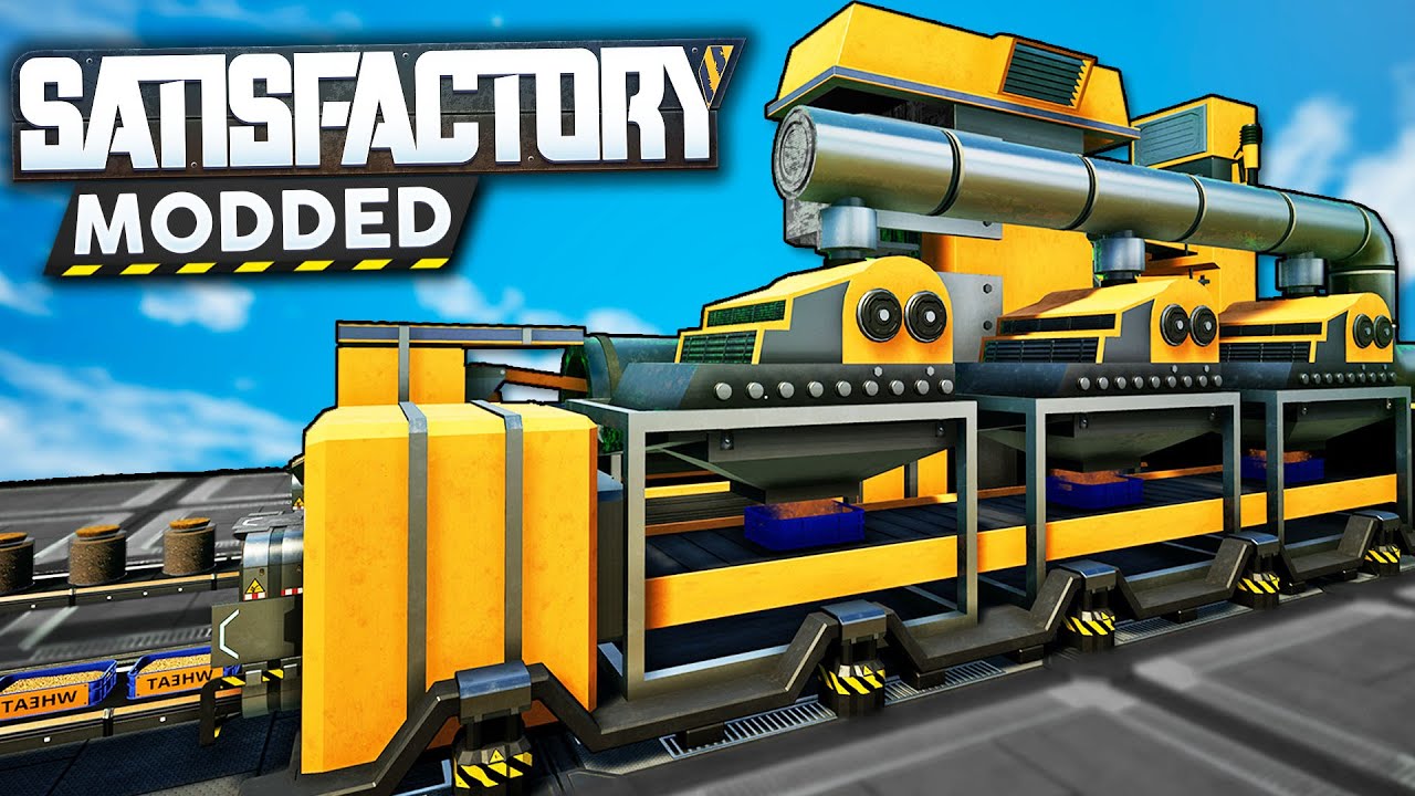 MASSIVE Industrial Farming Update! - Satisfactory Modded Let's Play Ep 11
