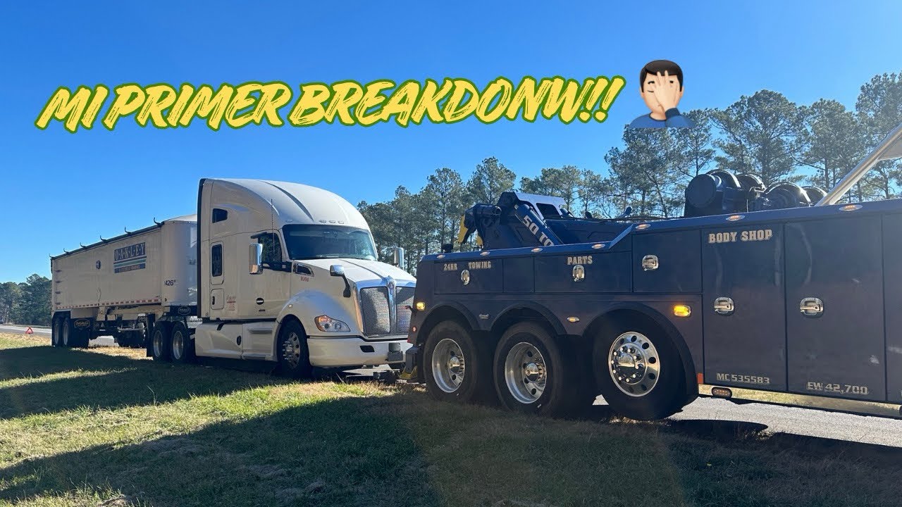 Vlog# 40 Owner Operator: Segundo viaje y ya se daño el camion! 🤦🏻‍♂️ 