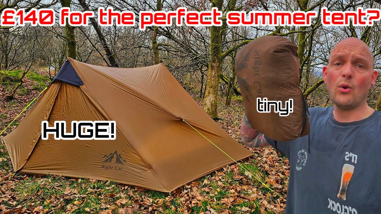 This HUGE lightweight BUDGET tent is perfect for summer!