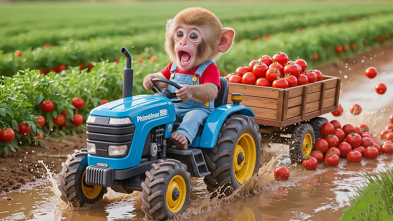 🔥🐒 Monkey NaNa&rsquo;s Tomato Harvest Turns Into Total Chaos! 🍅⚠️💥 &ndash; NANA MONKEY LIFE