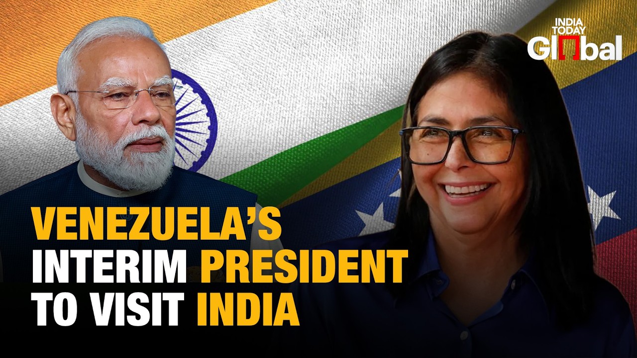Venezuela&rsquo;s Delcy Rodriguez To Visit India For Major Oil Talks Amid Global Energy Crisis