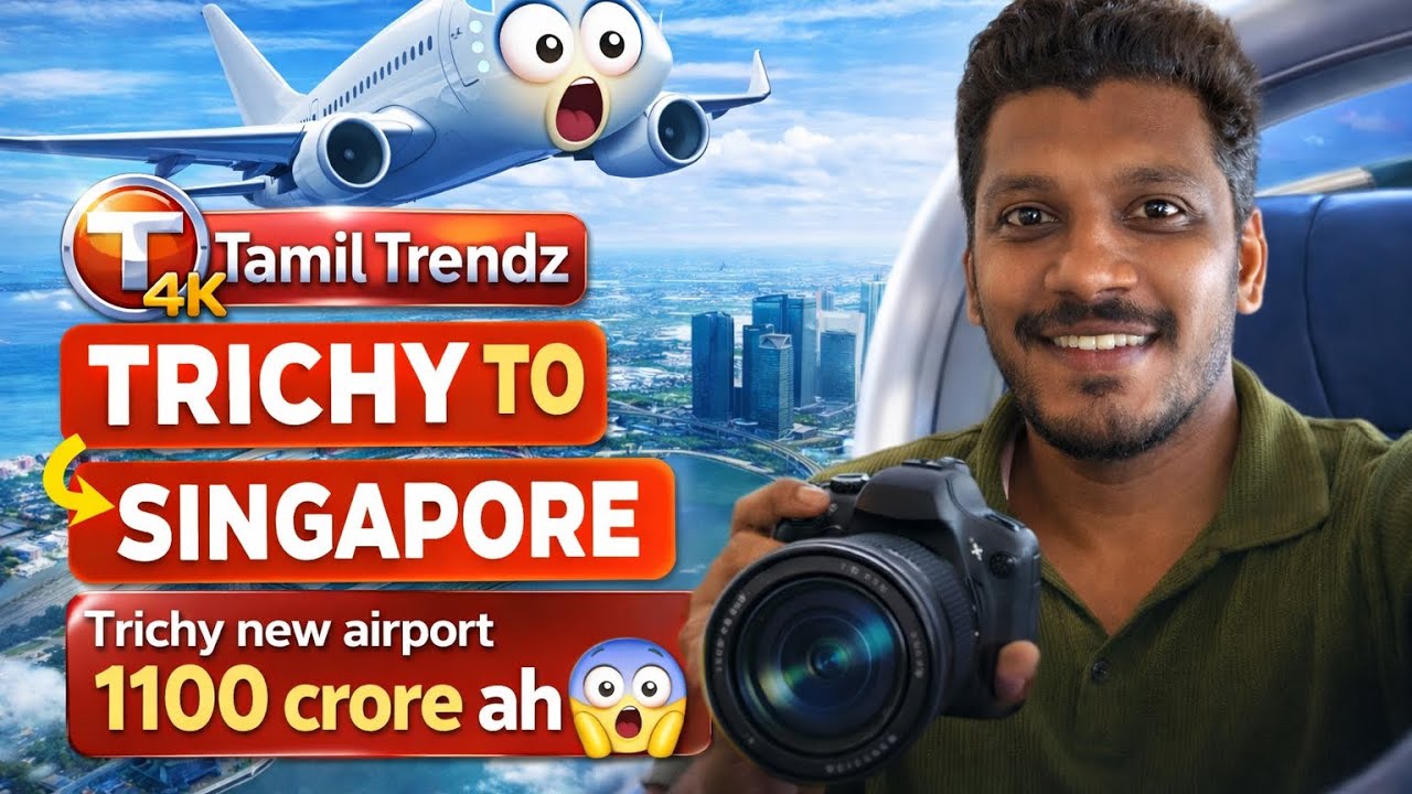 🇮🇳✈️🇸🇬 I Flew from Trichy to Singapore | Air India Express REAL Experience | @tamiltrendzyt 