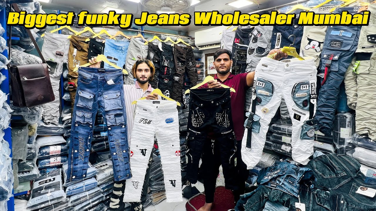 Biggest funky Jeans Wholesaler Mumbai / National Market Wadala / Jeans Wholesaler / KGN Garment