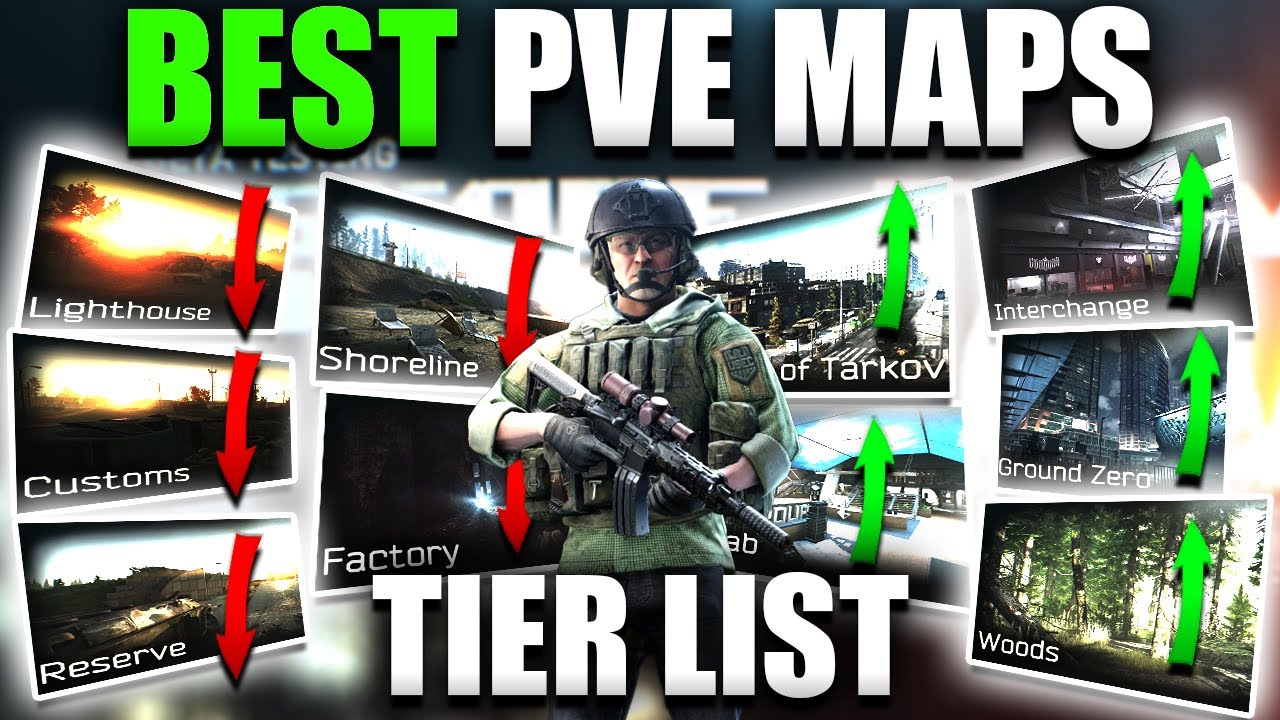 СПИСОК УРОВНЕЙ PVE-КАРТ! Режим PVE «Побег из Таркова»