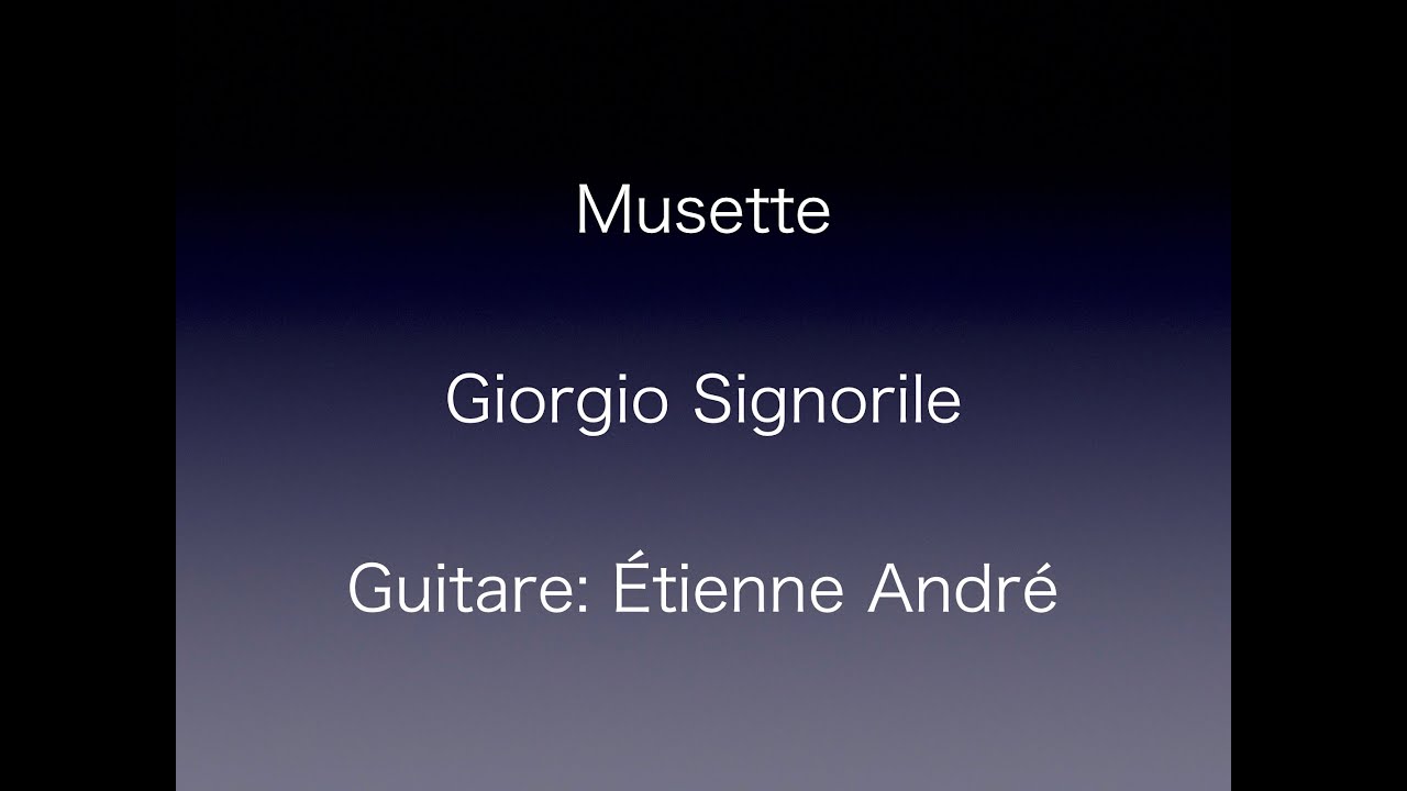 Giorgio Signorile - Musette