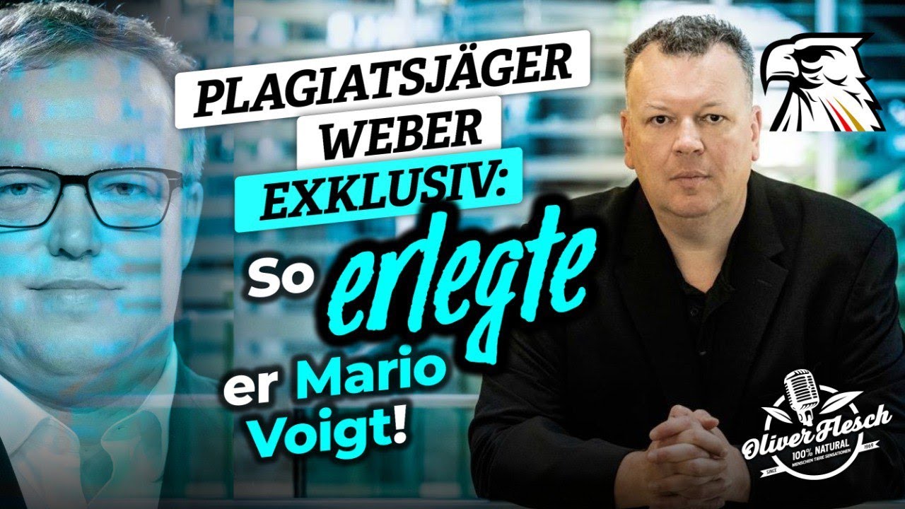Plagiatsj&auml;ger Stefan Weber exklusiv: So erlegte er Mario Voigt (CDU)!