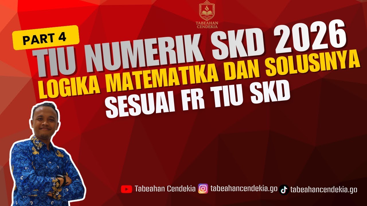 𝗙𝗢𝗞𝗨𝗦 𝗧𝗜𝗨 𝗦𝗞𝗗 #𝟰| Sesuai FR TIU SKD❗️