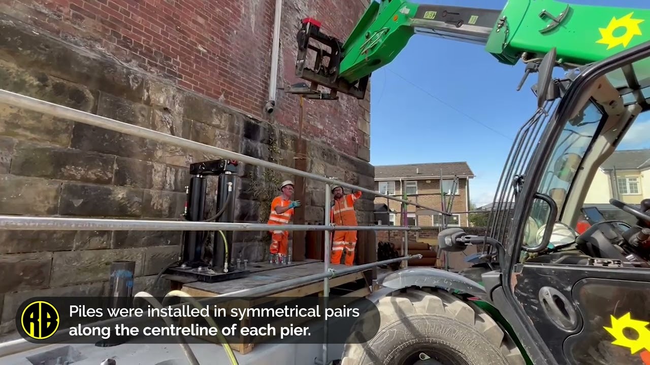 Yarm Viaduct - Jack Down Piling
