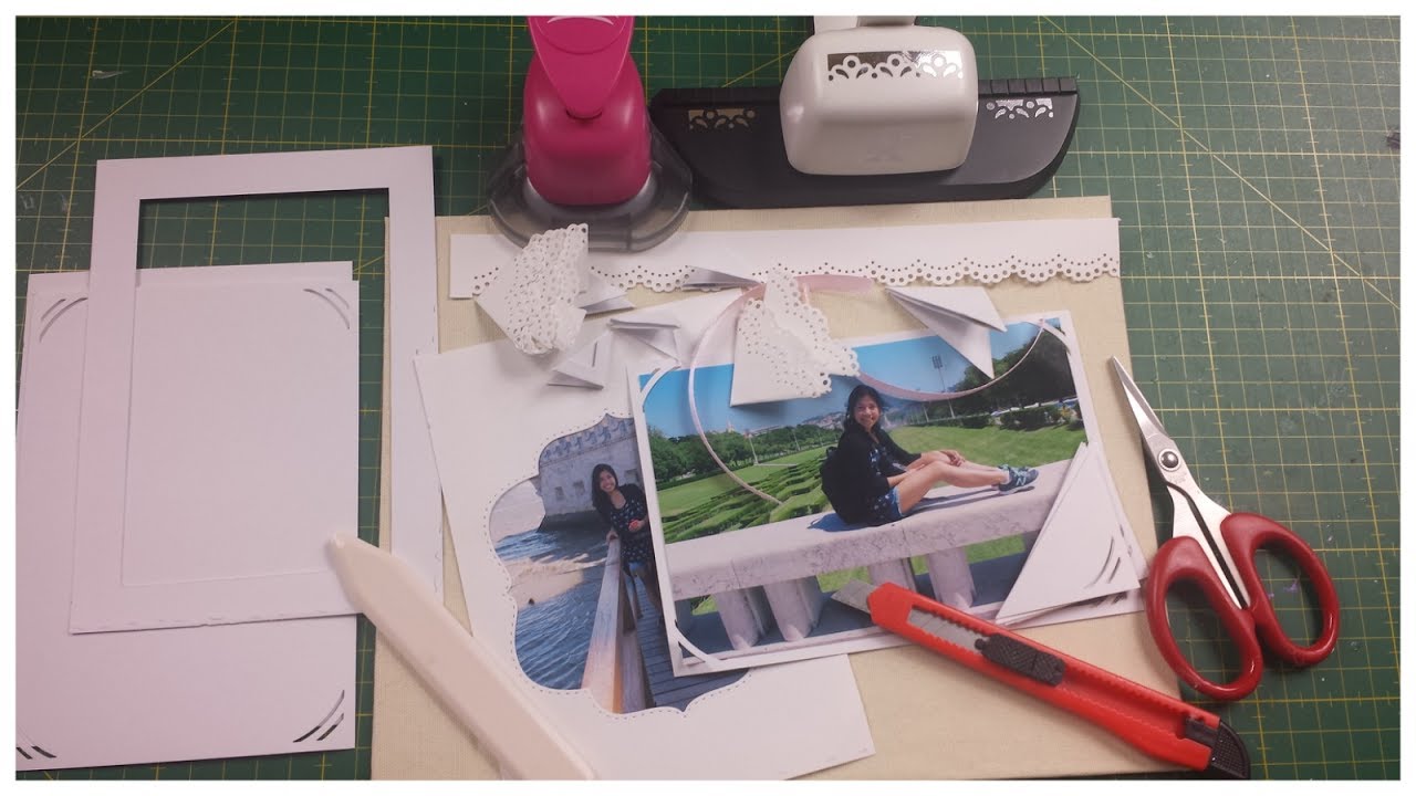 Master Class: Enmarcar Fotos + esquinas de fotos -  Frame photos (Scrap para Principiantes)