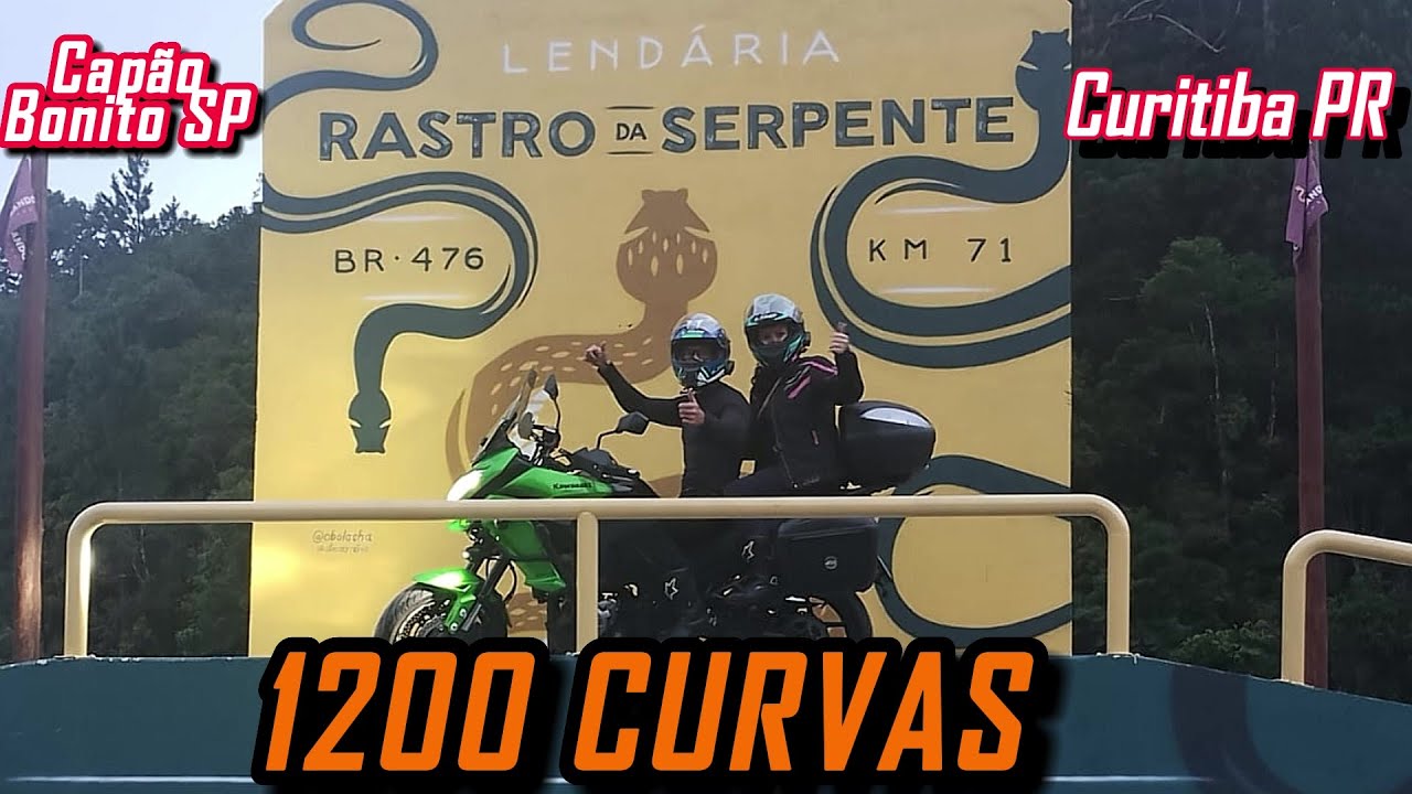 O rastro da serpente e suas 1200 curvas de Capão Bonito-SP até Curitiba-PR