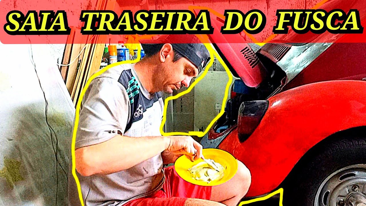 SAIA TRASEIRA DO FUSCA #PARTE 4 FINAL  PRONTO PARA PINTURA (REFORMA DO MEU FUSCA)
