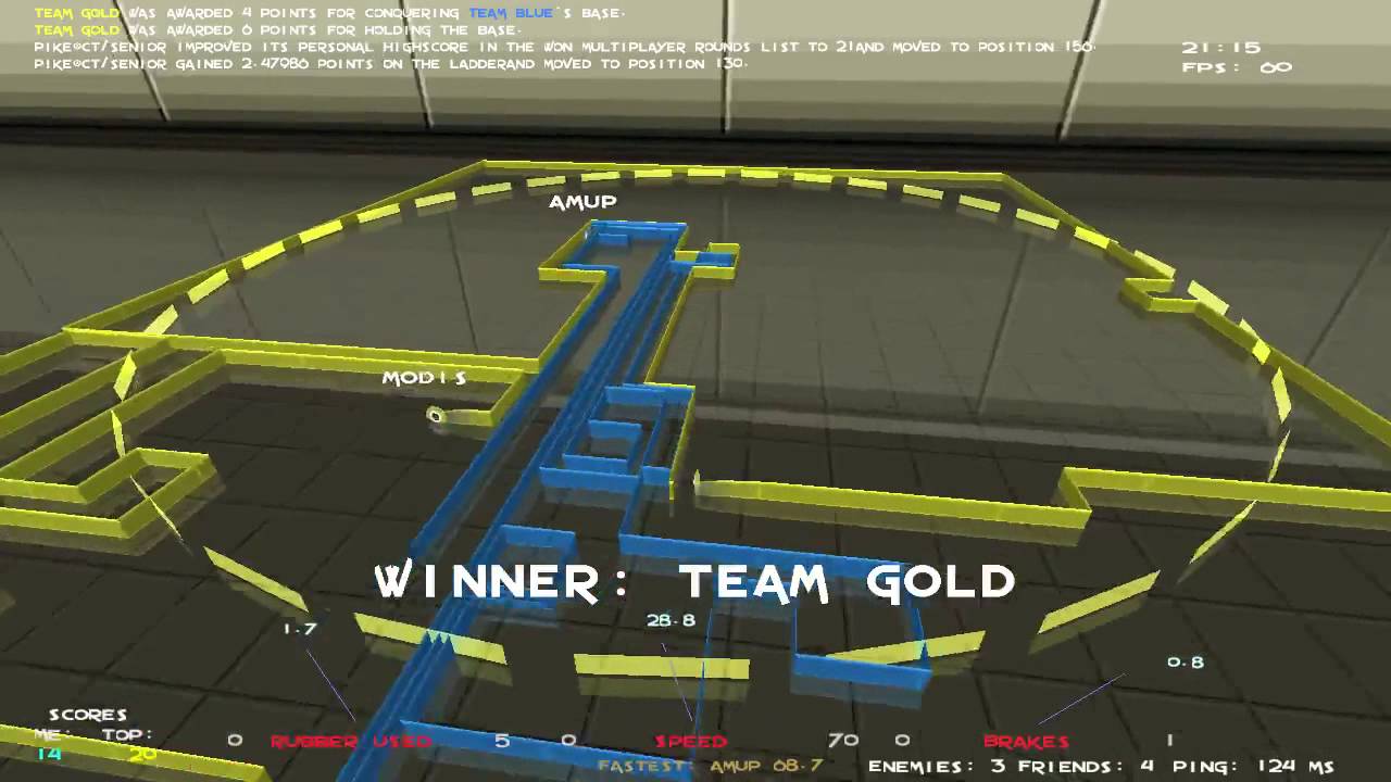 Armagetron - one hour of Fortress fun