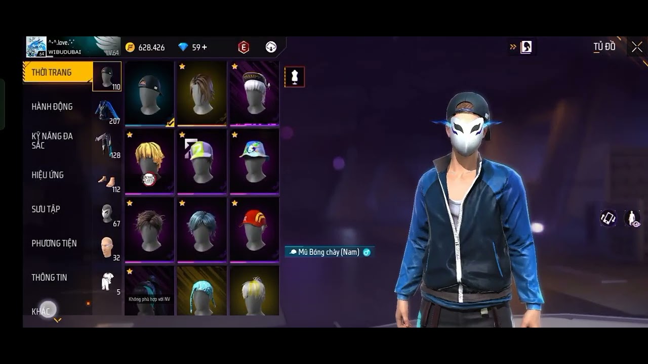 Free Fire l Săn gói trái ngổ ngáo và quần băng cướp đêm nam bao nhiêu kc