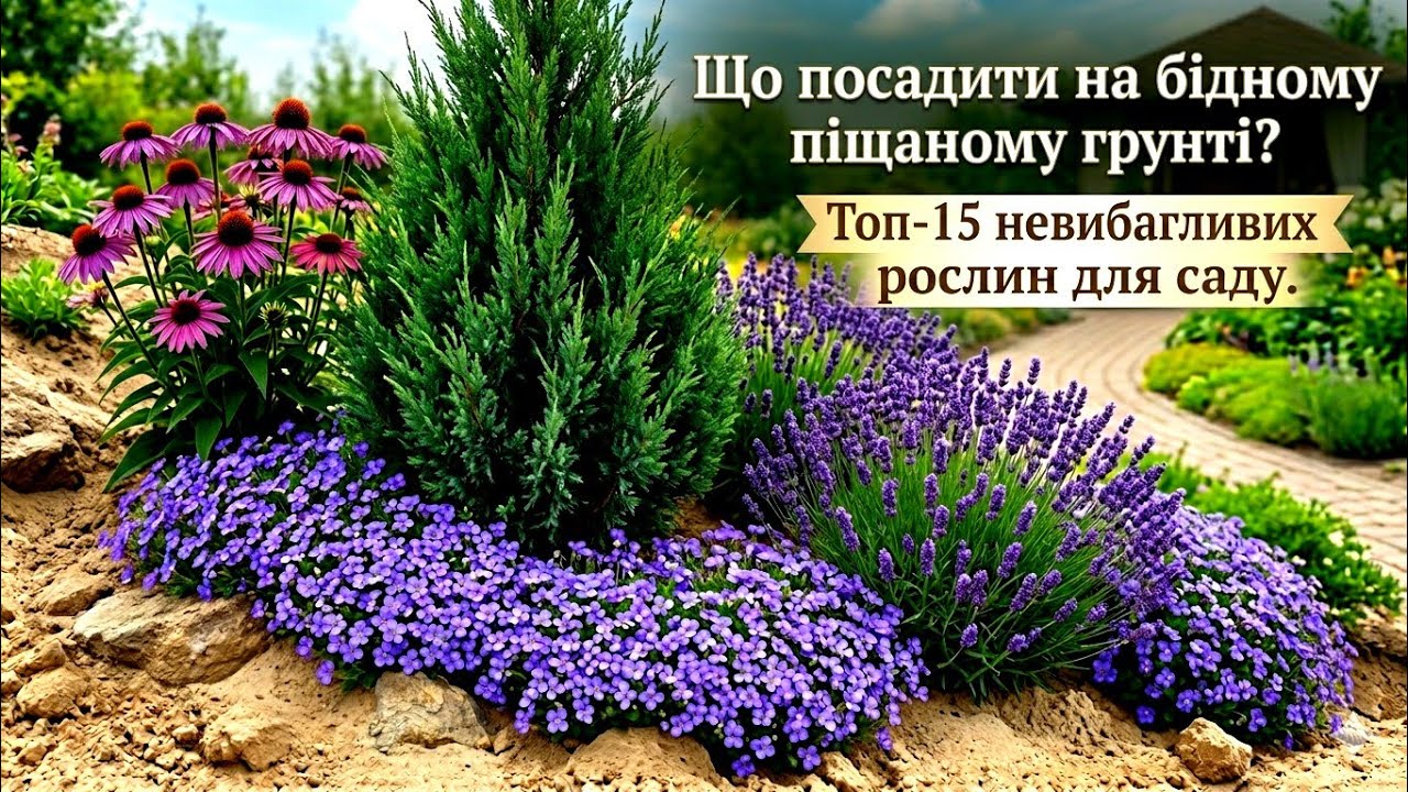 ТОП-15 рослин для піщаного грунту: що посадити, якщо у вас бідна земля?