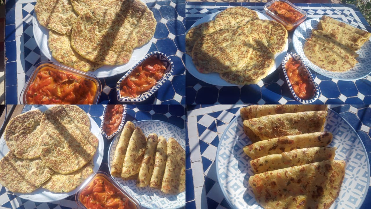 فطائر الخضر صحية و سهلة وفلفل أحمر مرقد يبقا عند العام كامل