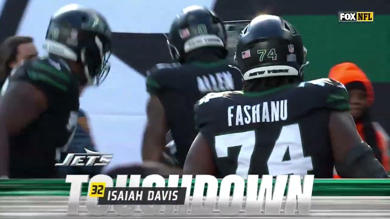 ISAIAH DAVIS PUTS THE JETS UP 2 SCORES