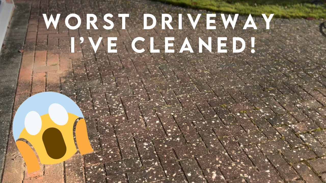 The Worst Driveway I’ve Cleaned! #aylesbury #pressurewashing #drivewaycleaning