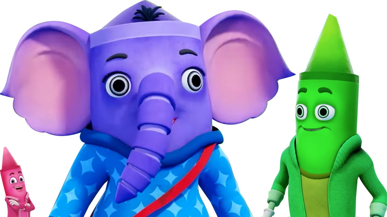 एक मोटा हाथी, Ek Mota Hathi, Elephant Cartoon Song and Hindi Rhymes