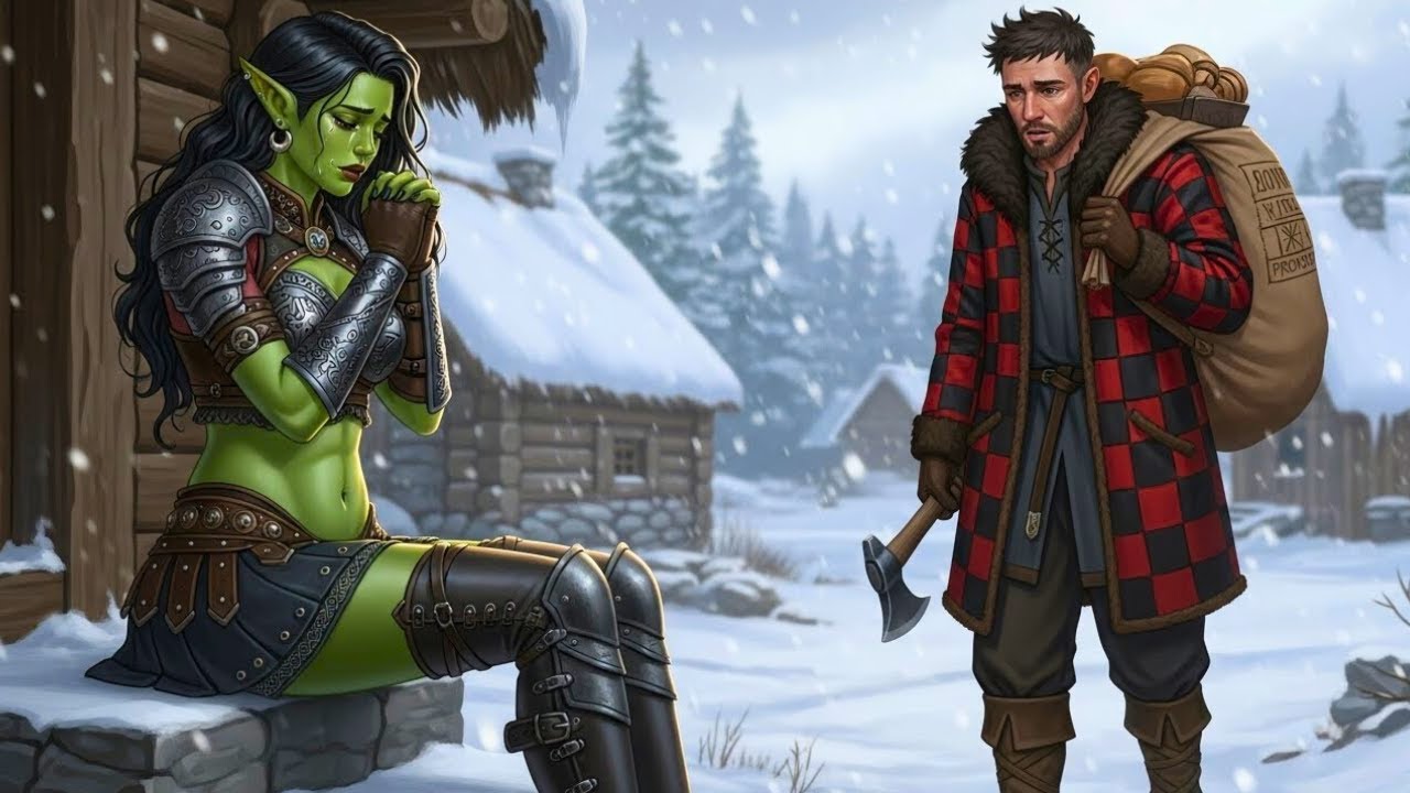 Orc Woman Was Left to Starve — Until a Human Lumberjack Found and Saved Her