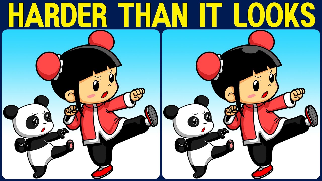 [Spot the Difference Brain Training] Find them all and prove your smartness.