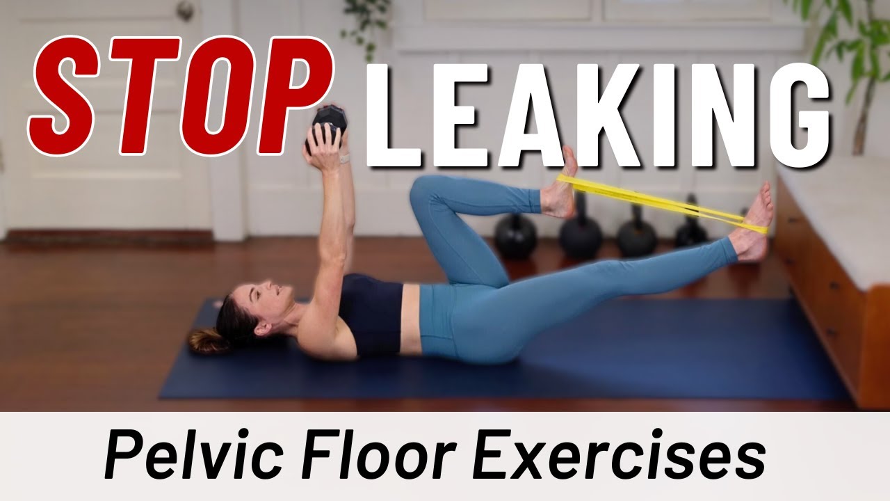 Pelvic Floor Exercises to STOP LEAKING & Prevent Urinary Incontinence - Routine 2