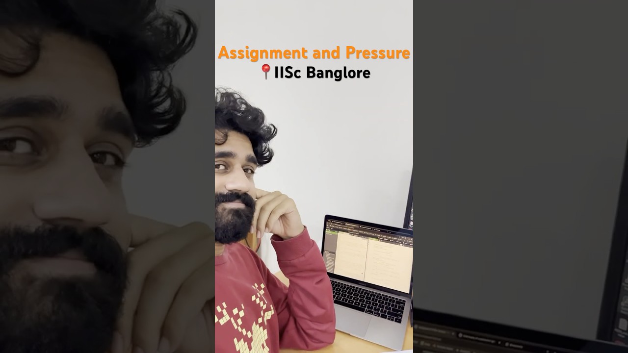 Last Day of First Semester at IISc Banglore #iiscbanglore #iisc #shorts #exam  #minivlog